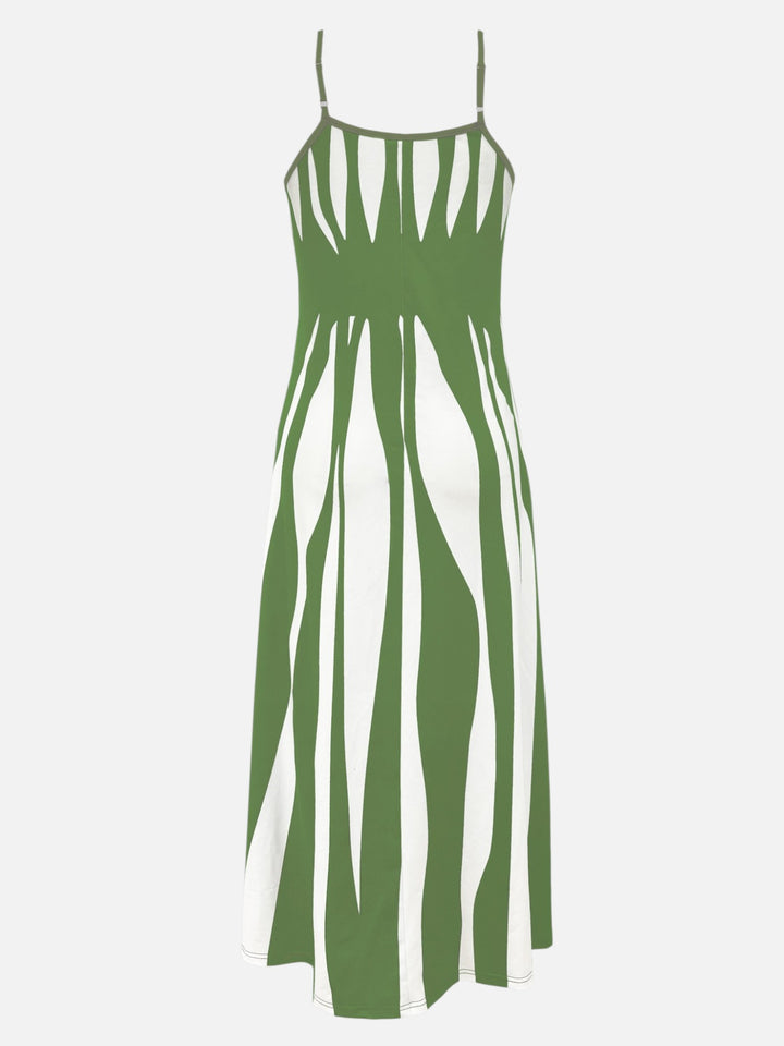 Women’s Lightweight Maxi Dress V-Neck Printed Summer Outfit