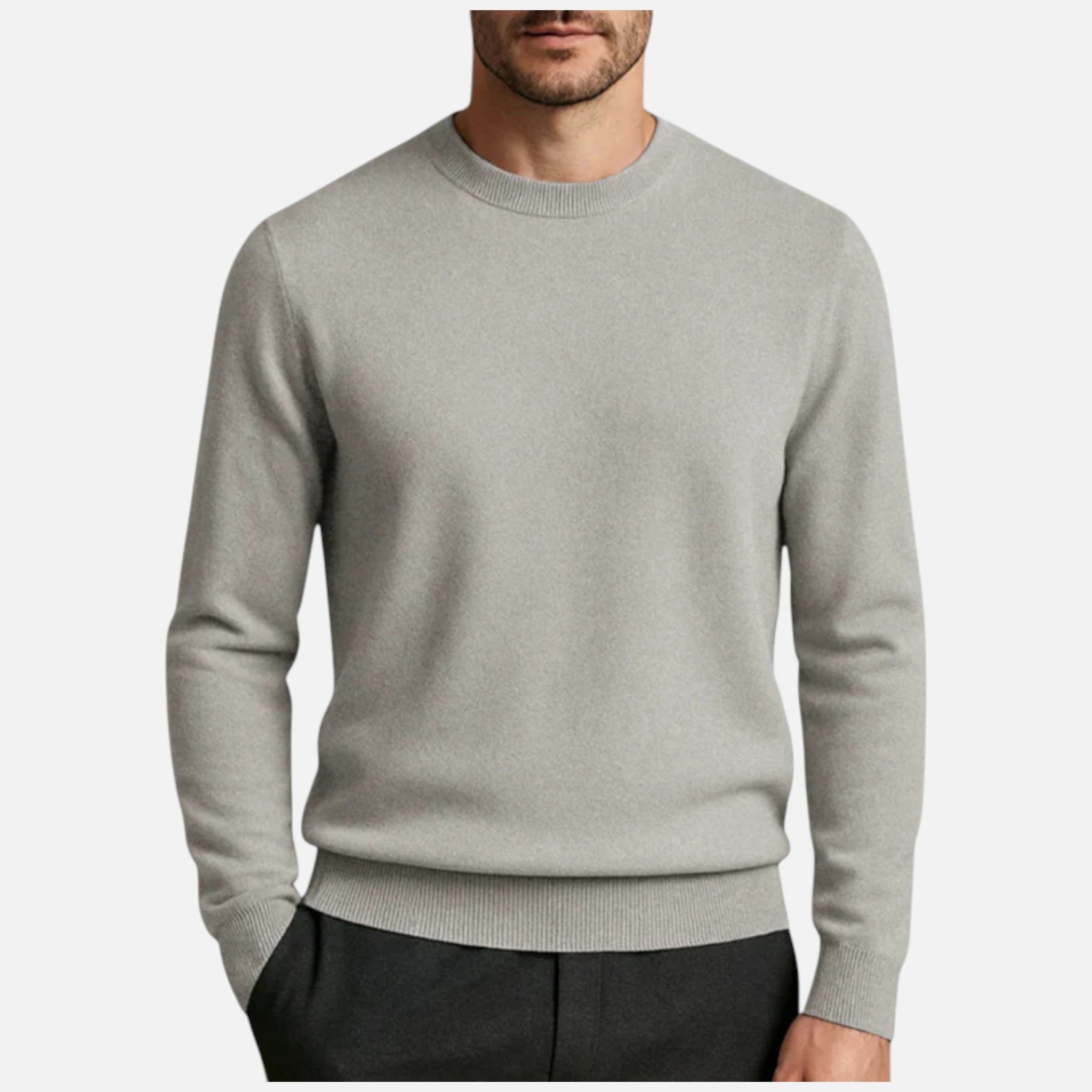 Aurevien | Men’s Classic Cashmere Crew Jumper