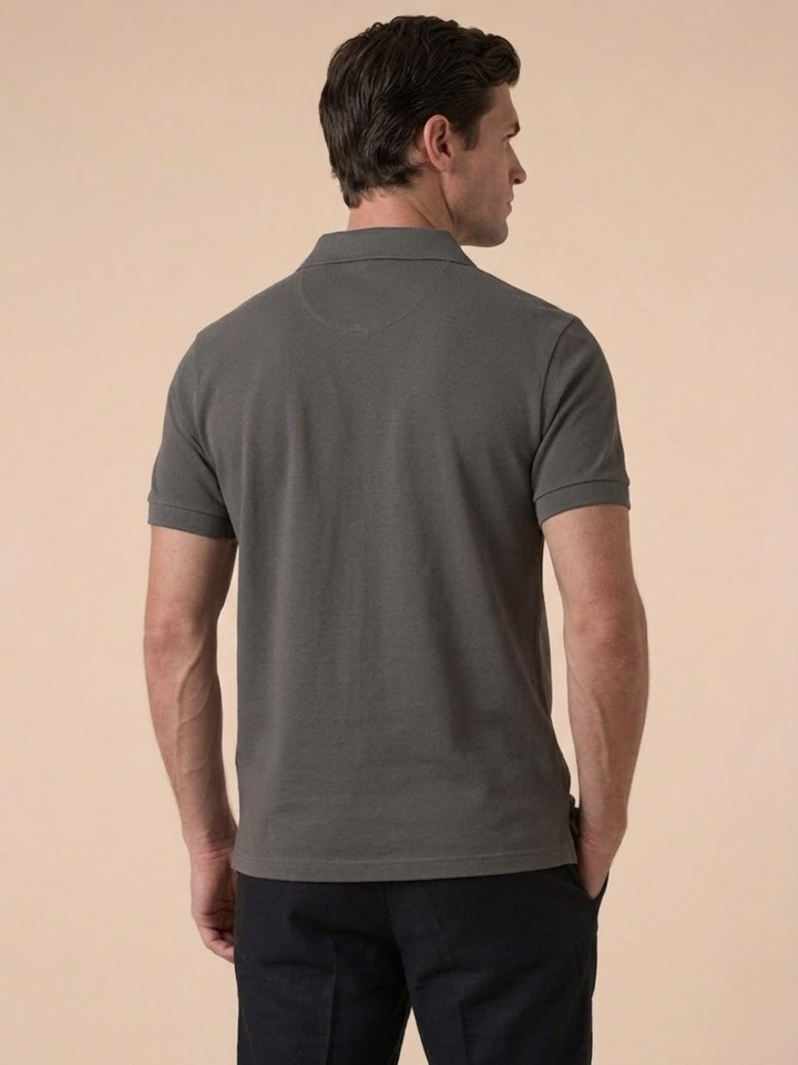 Men’s Short Sleeve Polo Soft Knit Comfortable Casual Wear