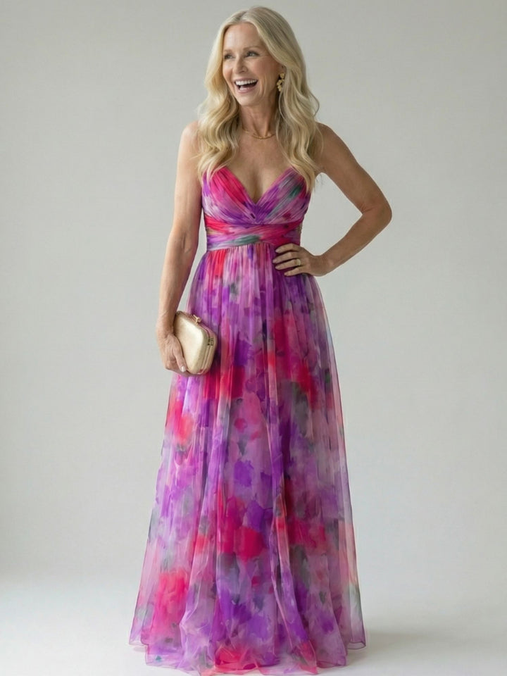 Sleeveless Wrap Dress Women Lightweight Elegant Casual Wear