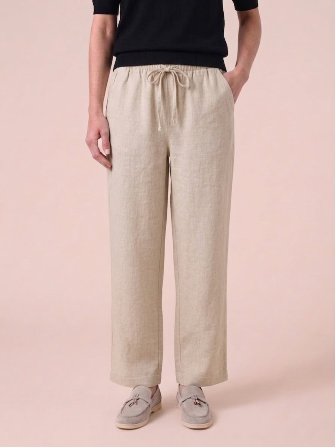 Women’s Linen Pants Summer Lightweight Comfortable Fit