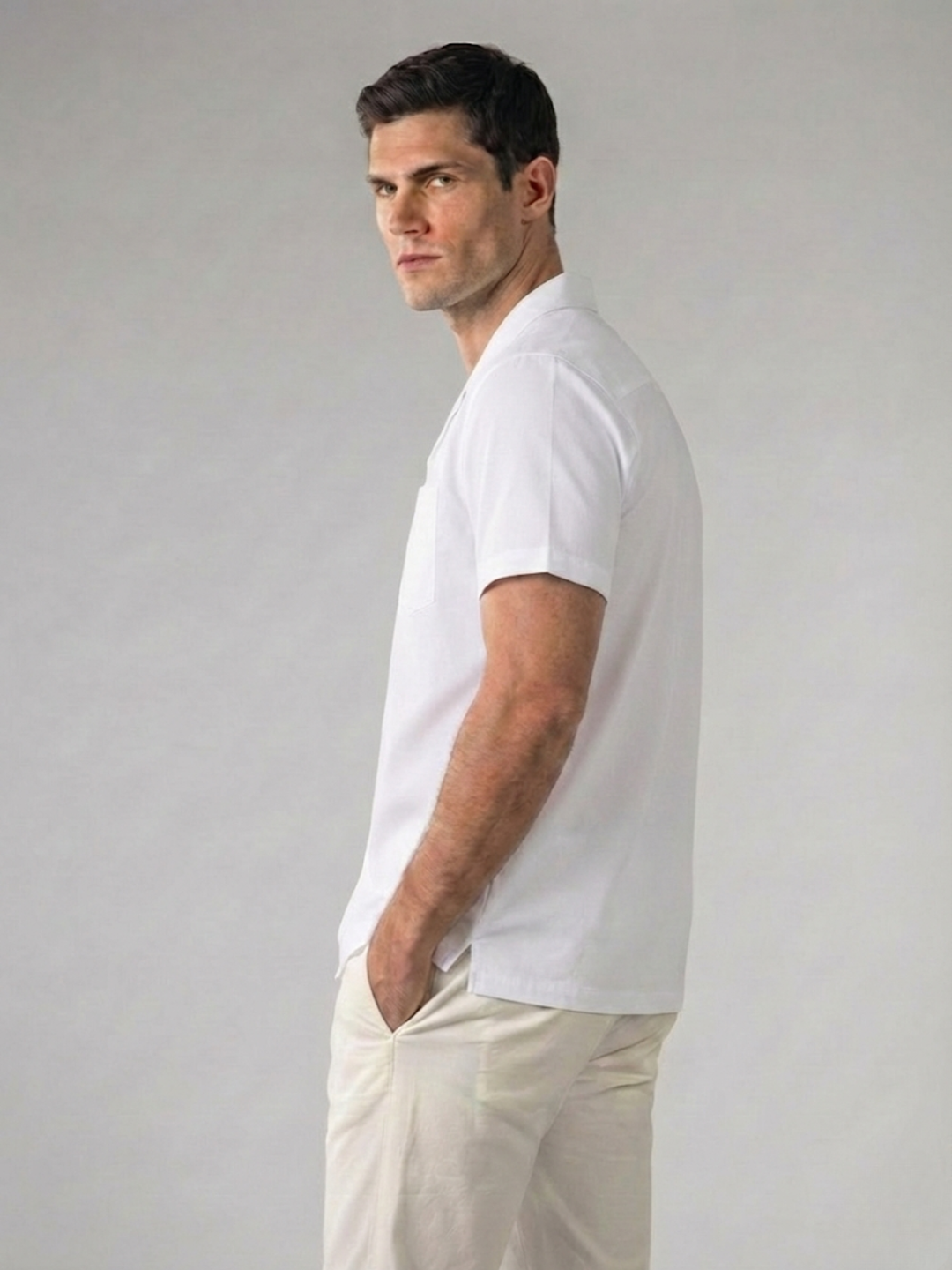 Men’s Cotton Polo Shirt – Slim Fit Summer Polo
