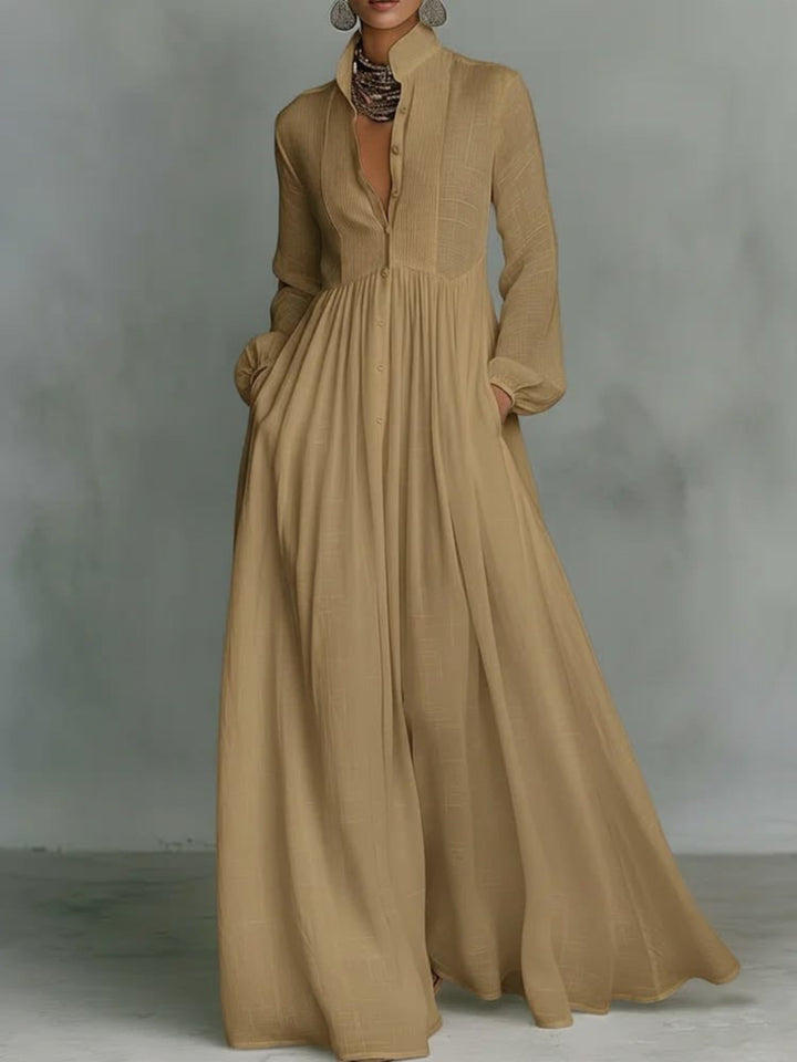 Maxi Dress Breathable Relaxed Fit Dress for Warm Weather Wear