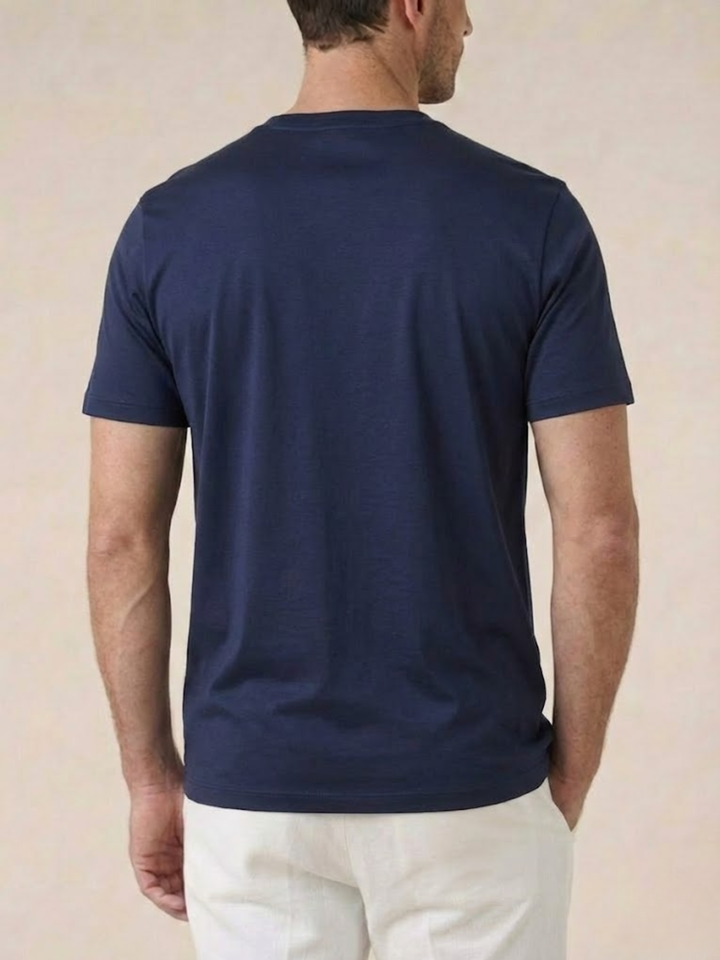 Men’s Premium Egyptian Cotton T-Shirt Soft Crew Neck Basic