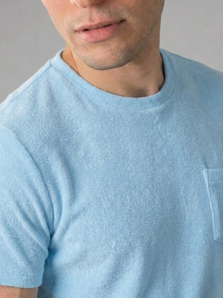 Men’s Polo Shirt – Comfortable Terry Towelling Fabric – Elegant Fit