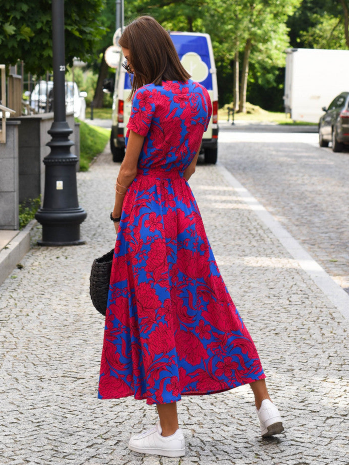 Wrap Dress Breathable Summer Outfit for Day to Evening Wear