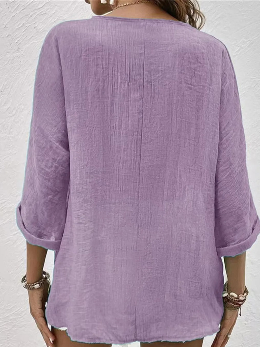 Top Minimalist Oversized Blouse for Casual Coastal Style