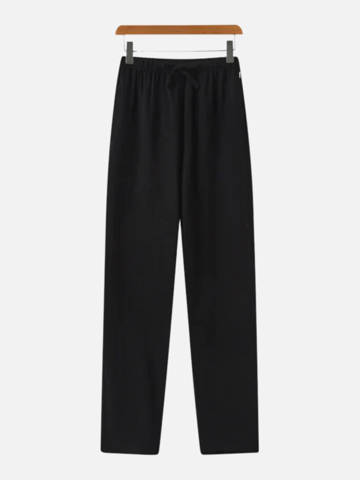 Men’s Lightweight Linen Pants Relaxed Summer Trousers