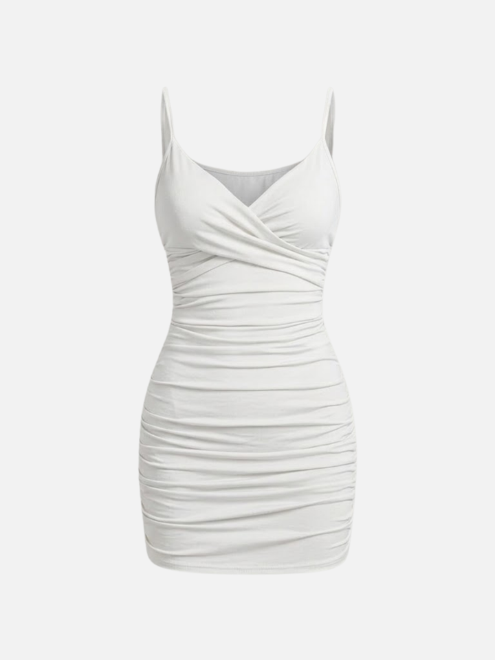 Women’s Fitted Mini Dress Lightweight Sleeveless Summer Dress