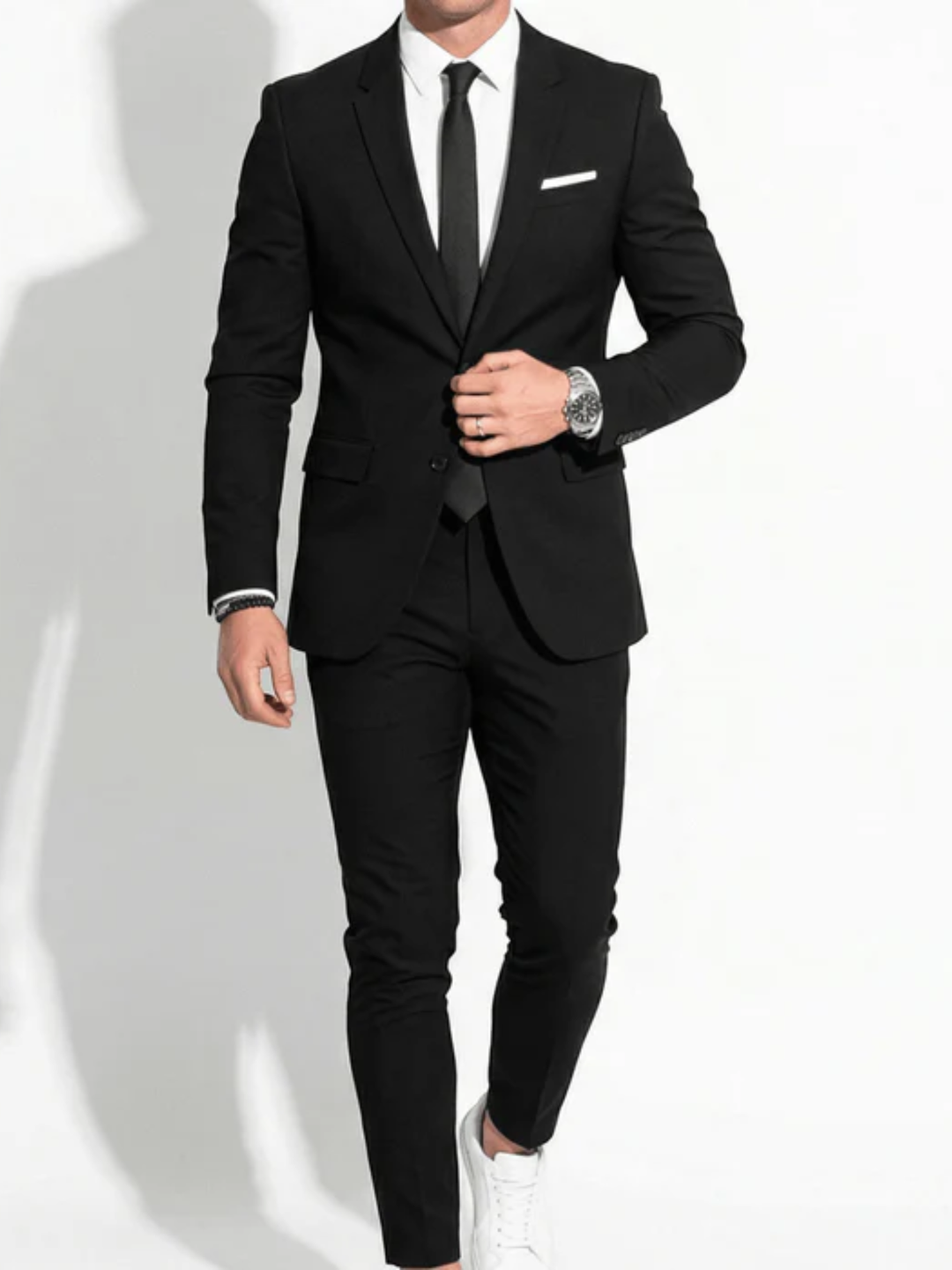 Men's slim fit wedding suit for groom modern tailored fit