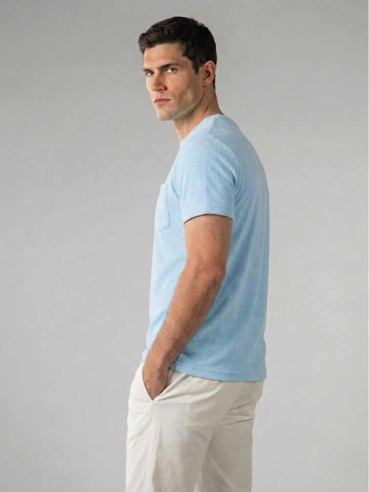 Men’s Polo Shirt – Comfortable Terry Towelling Fabric – Elegant Fit
