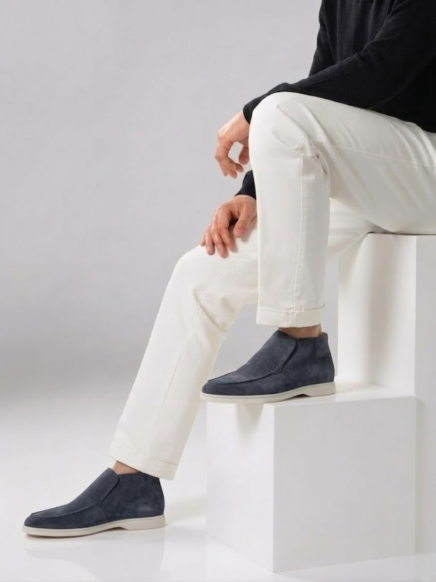 Men’s Premium Suede Loafers – Soft Comfortable Everyday Shoe