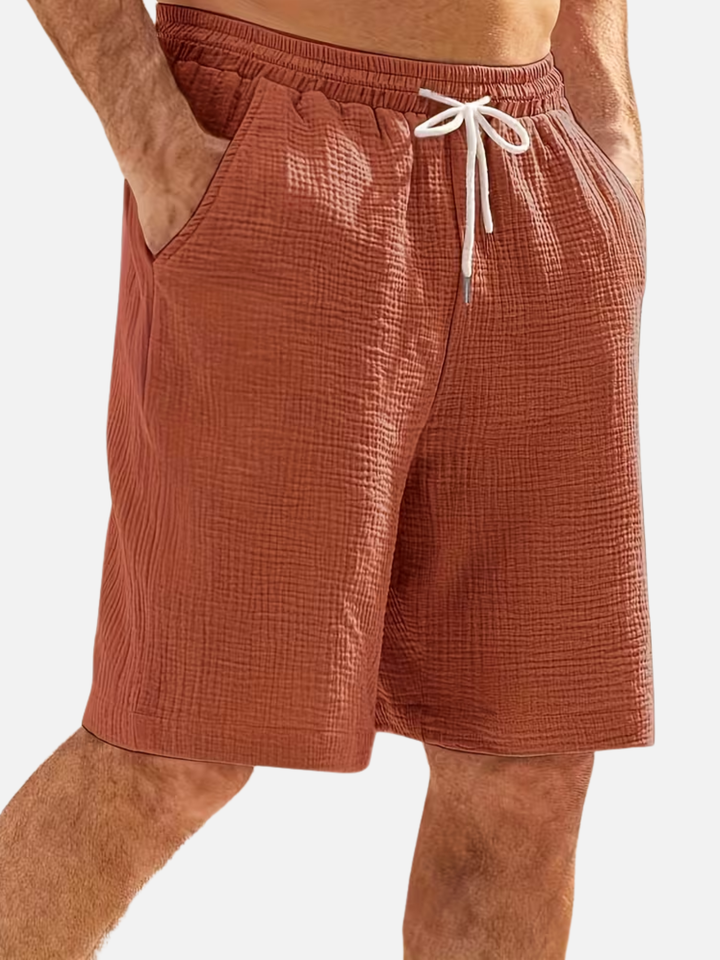 Men's Casual Shorts for Summer Lightweight Elastic Waist Comfort