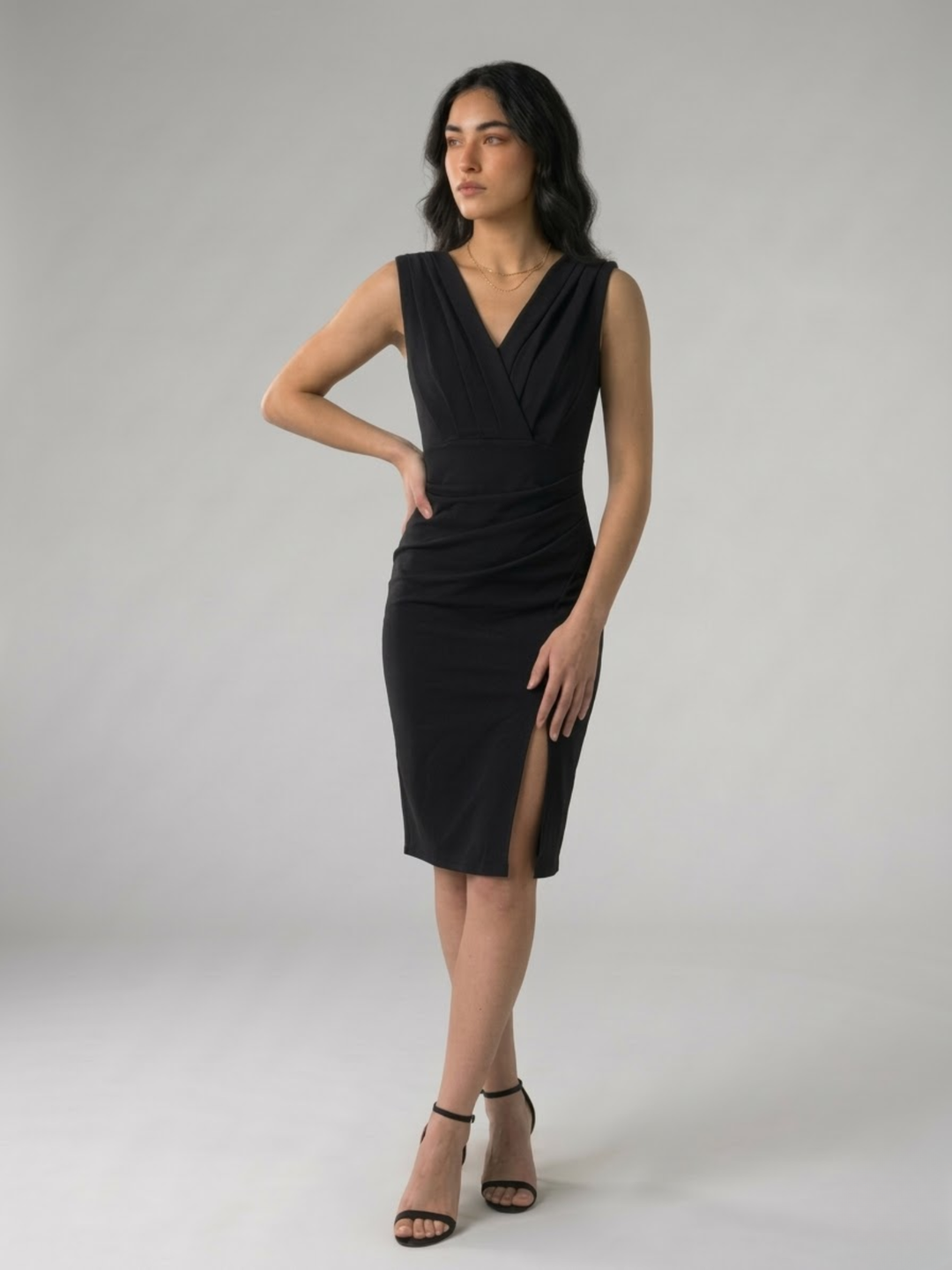 Women’s Formal Midi Dress Fitted Elegant Night Wear