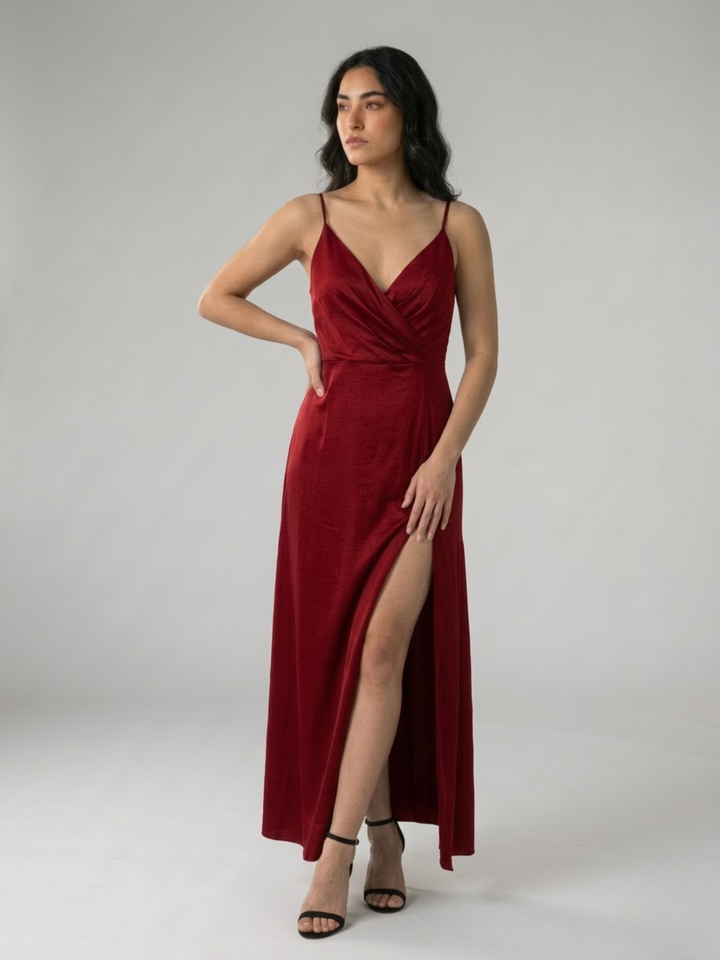 Women’s Elegant Maxi Dress for Wedding Guest Formal Evening