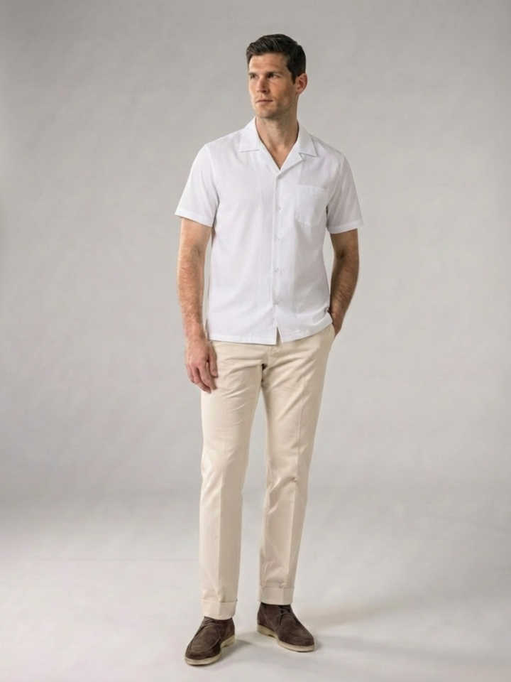 Men’s Cotton Polo Shirt – Slim Fit Summer Polo