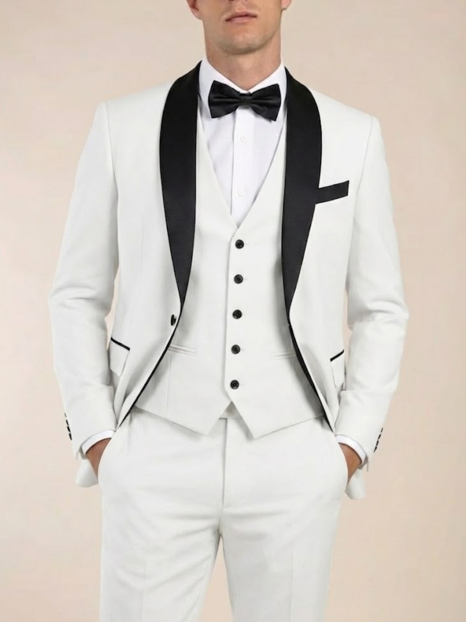 Aurevien | Men’s Tuxedo Three-Piece Suit – Heritage Elegance