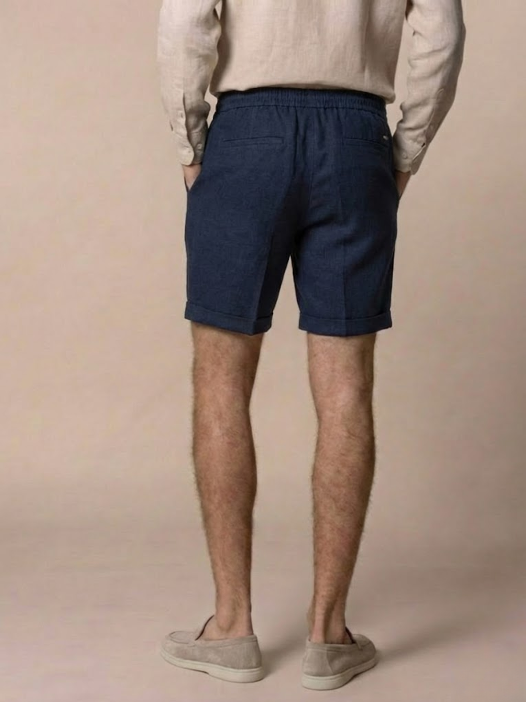 Men’s Linen Shorts for Summer Breathable Lightweight Comfort