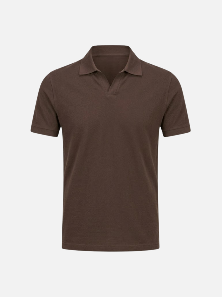 Men’s Short Sleeve Polo Soft Knit Comfortable Casual Wear