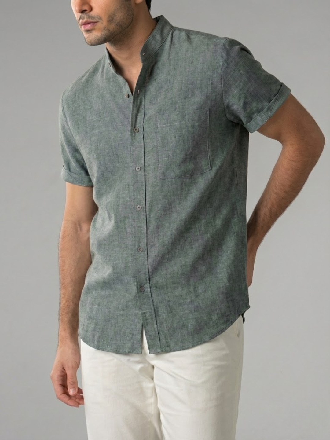 Men’s Cotton Summer Shirt Lightweight Everyday Wear