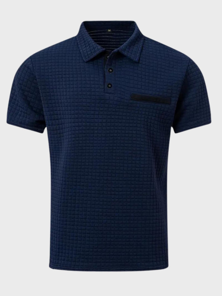 Athletic Fit Polo Shirt Men Smart Casual Everyday Wear