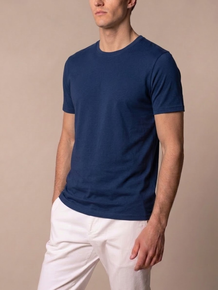 Men’s Classic Fit T-Shirt Soft Cotton Daily Comfort Wear