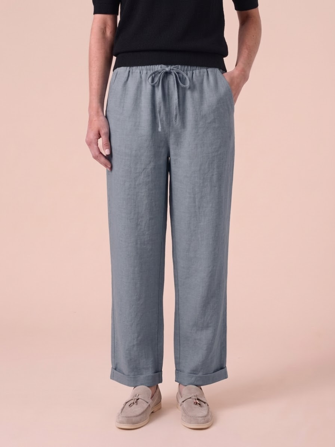 Women’s Linen Pants Summer Lightweight Comfortable Fit