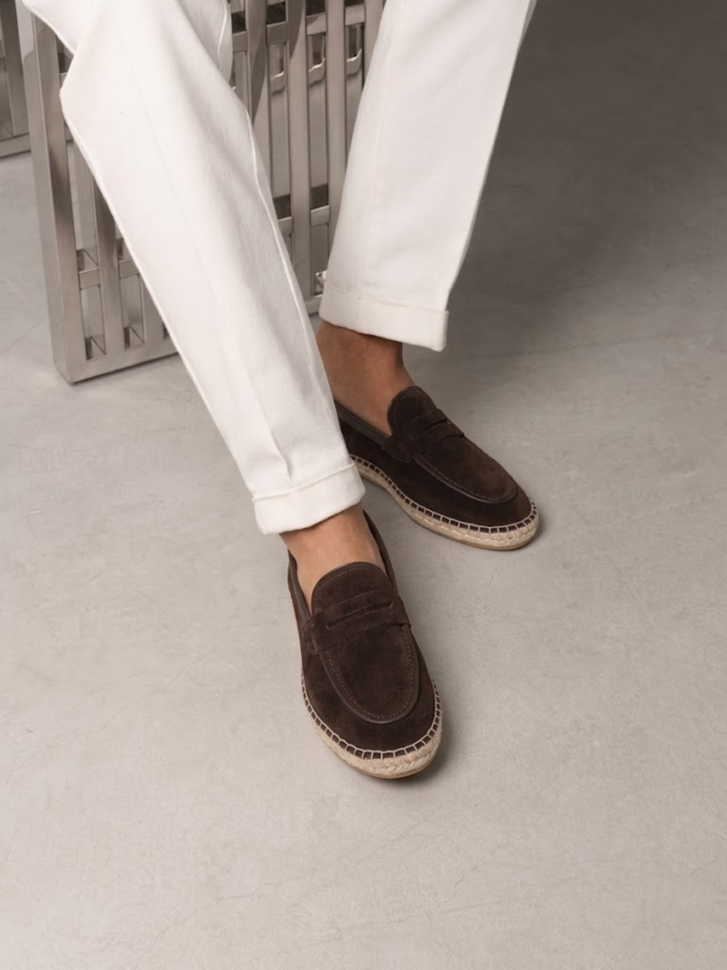 Men’s Lightweight Espadrille Loafers Slip-On Summer Shoes