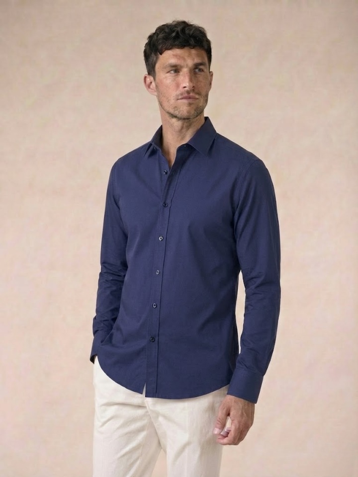 Men’s Premium Cotton Shirt Slim Fit Smart Casual Style