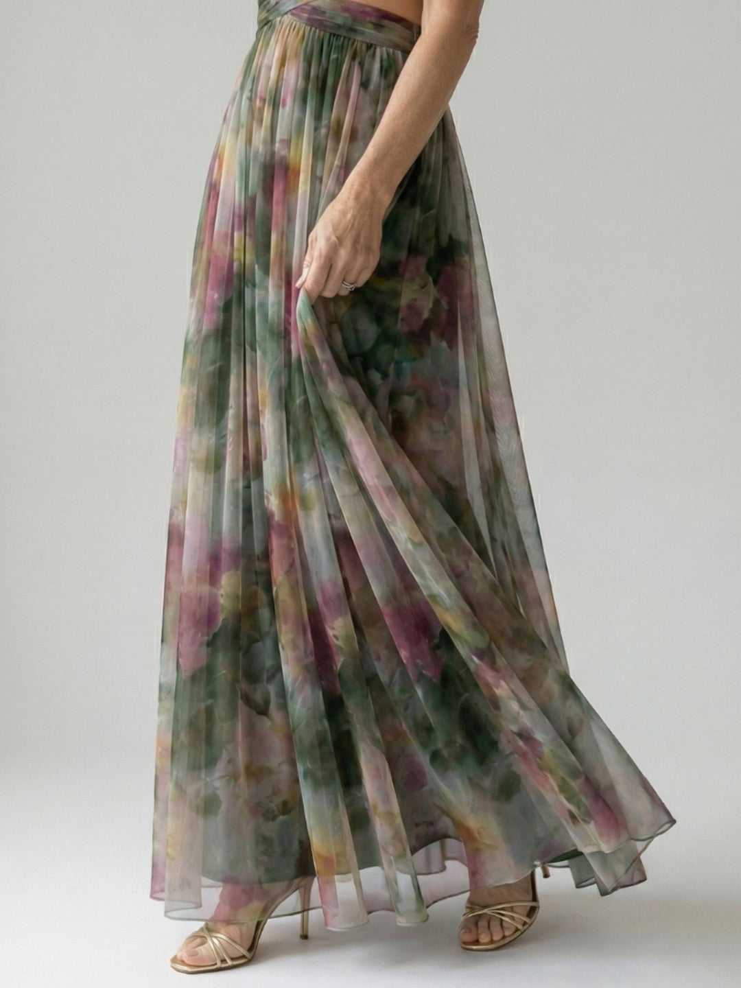 Sleeveless Wrap Dress Women Lightweight Elegant Casual Wear