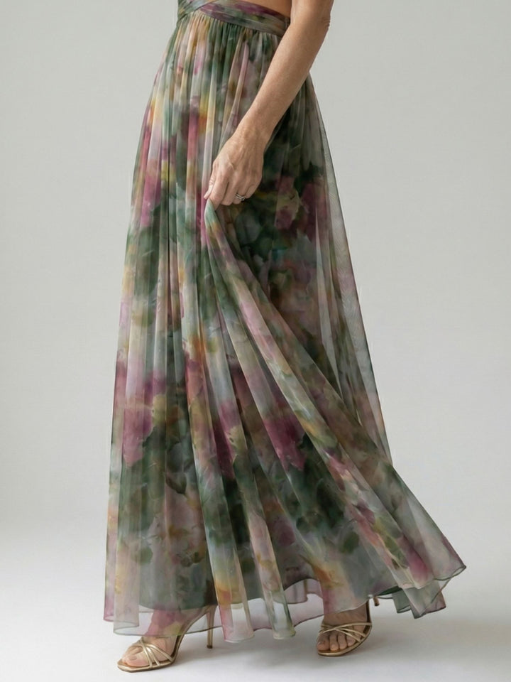 Sleeveless Wrap Dress Women Lightweight Elegant Casual Wear