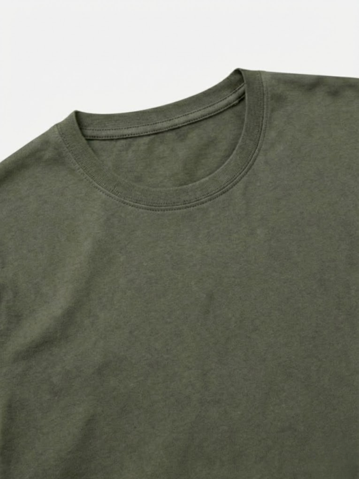 Men’s Premium Egyptian Cotton T-Shirt Soft Crew Neck Basic