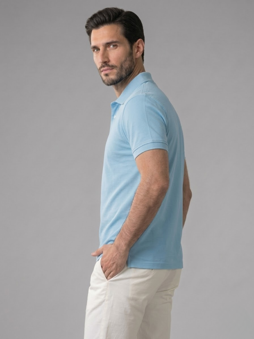 Men’s Polo Shirt Summer Casual Classic Fit