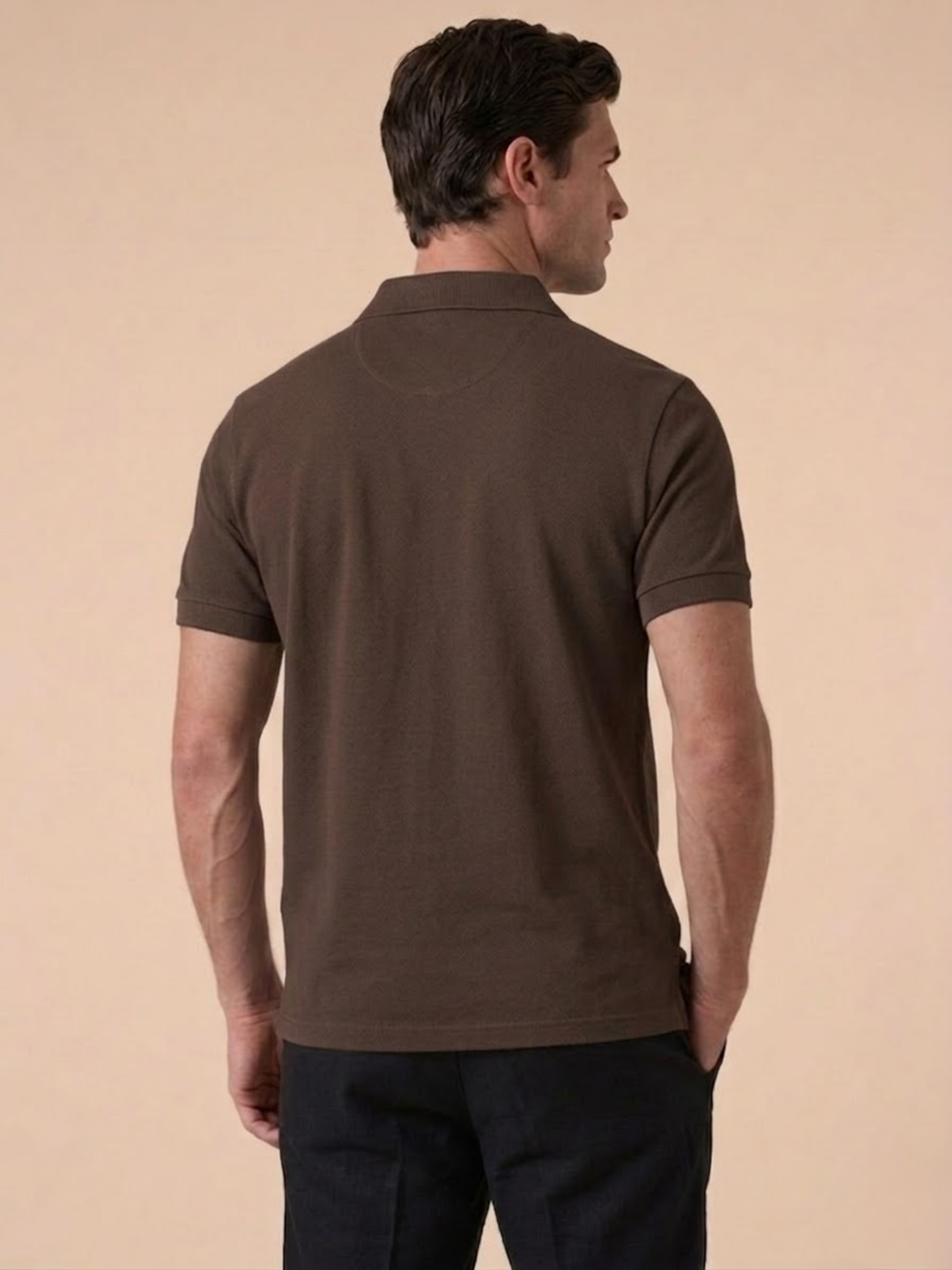 Men’s Short Sleeve Polo Soft Knit Comfortable Casual Wear