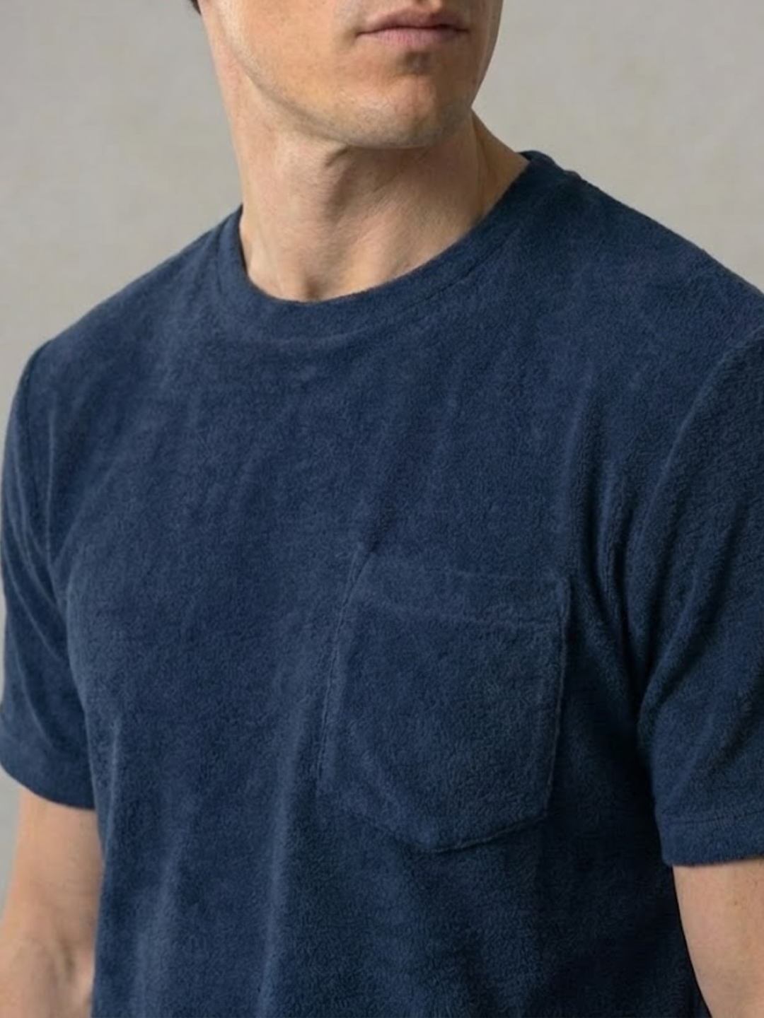 Men’s Polo Shirt – Comfortable Terry Towelling Fabric – Elegant Fit