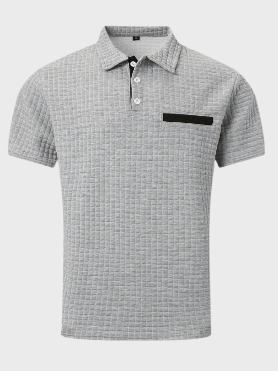 Athletic Fit Polo Shirt Men Smart Casual Everyday Wear