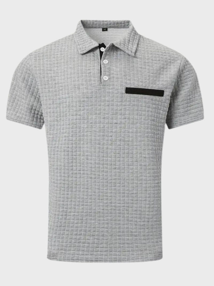 Athletic Fit Polo Shirt Men Smart Casual Everyday Wear