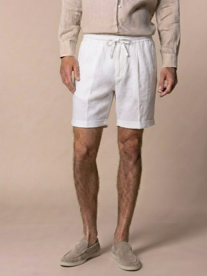 Men’s Linen Shorts for Summer Breathable Lightweight Comfort