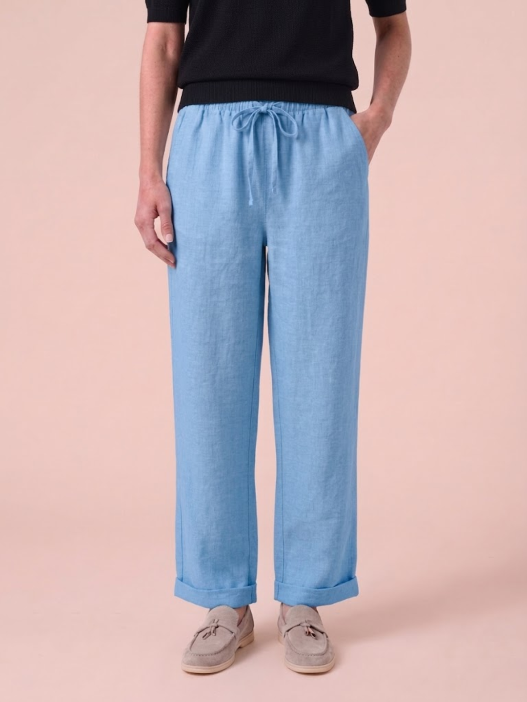 Women’s Linen Pants Summer Lightweight Comfortable Fit