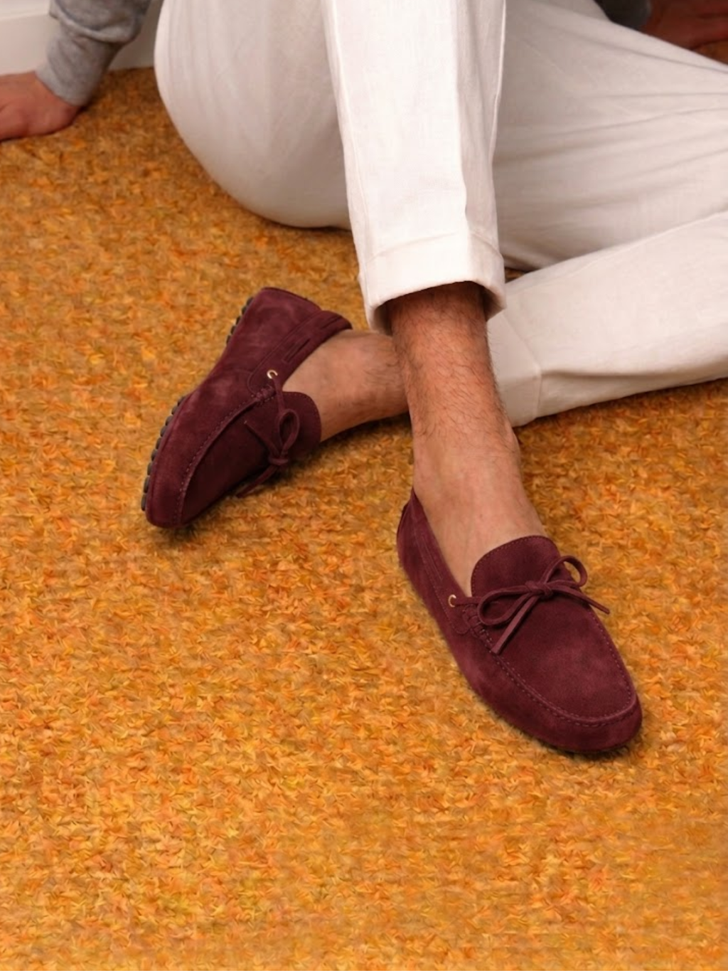 Men’s Suede Driving Shoes Soft Sole Comfortable Slip-On