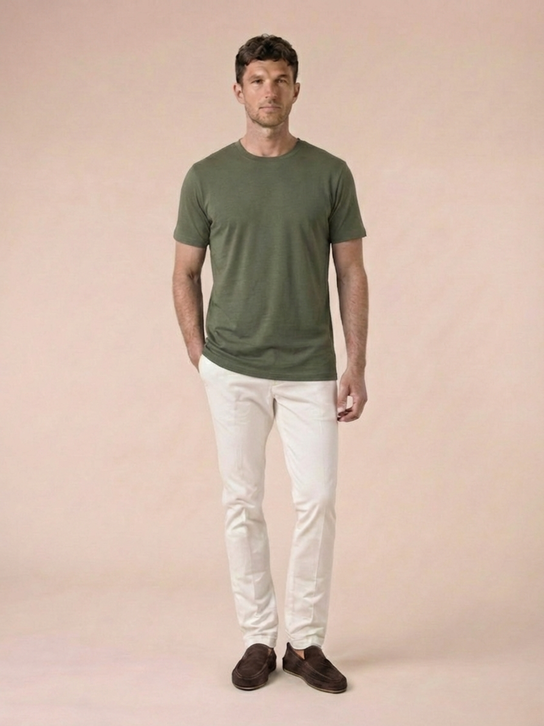 Men’s Premium Egyptian Cotton T-Shirt Soft Crew Neck Basic