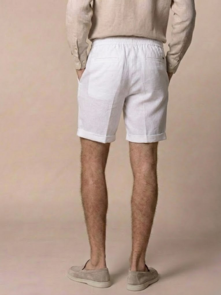 Men’s Linen Shorts for Summer Breathable Lightweight Comfort