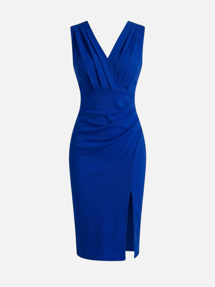 Women’s Formal Midi Dress Fitted Elegant Night Wear