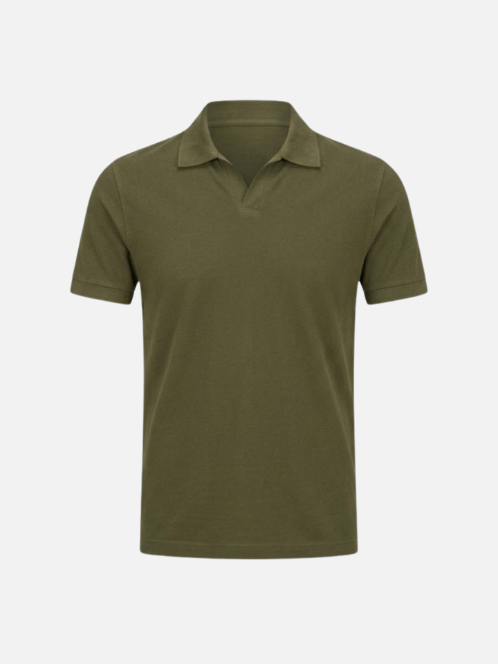 Men’s Short Sleeve Polo Soft Knit Comfortable Casual Wear