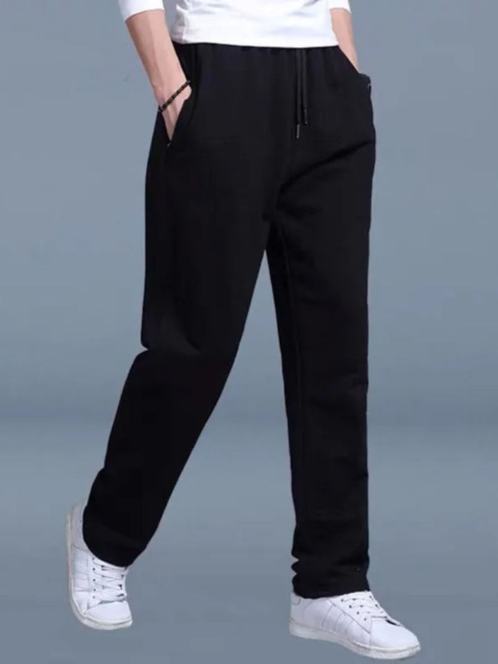 Jogger Pants Men Comfortable Cotton Pants for Daily Wear