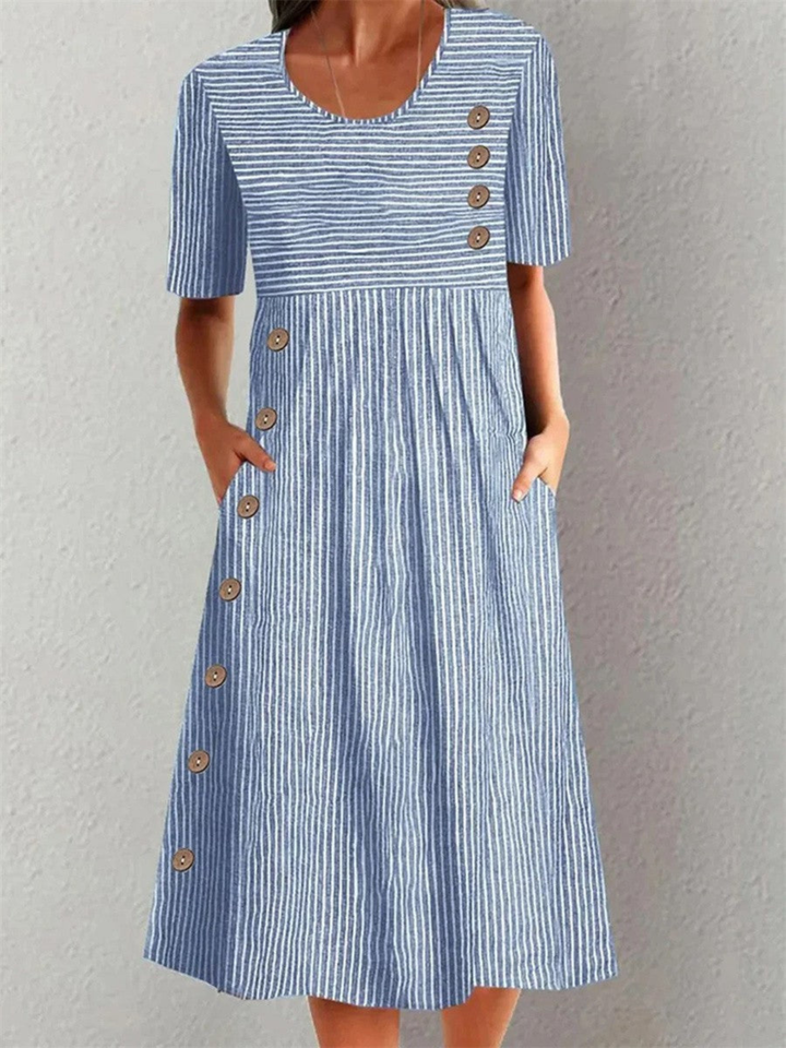 Dress Lightweight Cotton Dress for Warm Weather Everyday Wear