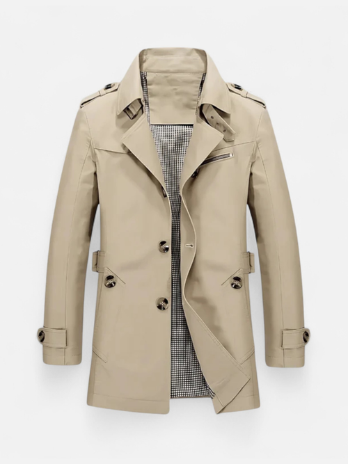 Aurevien | Men’s Cotton Trench Coat – Riviera Heritage