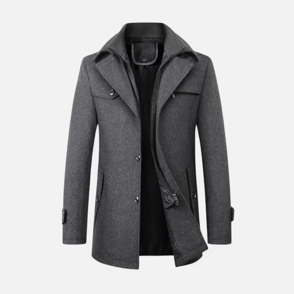 Aurevien | Men’s Heritage Wool Overcoat