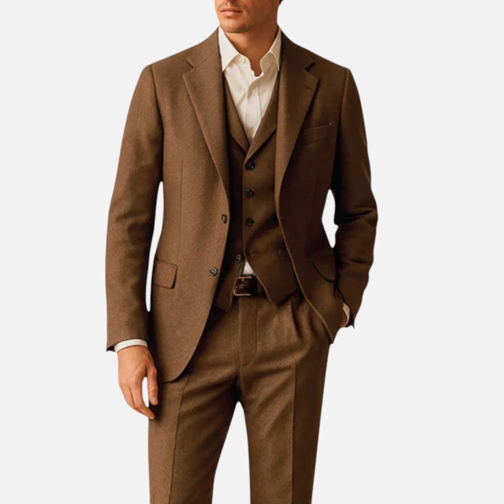 Aurevien | Men’s Vintage Wool Three-Piece Suit