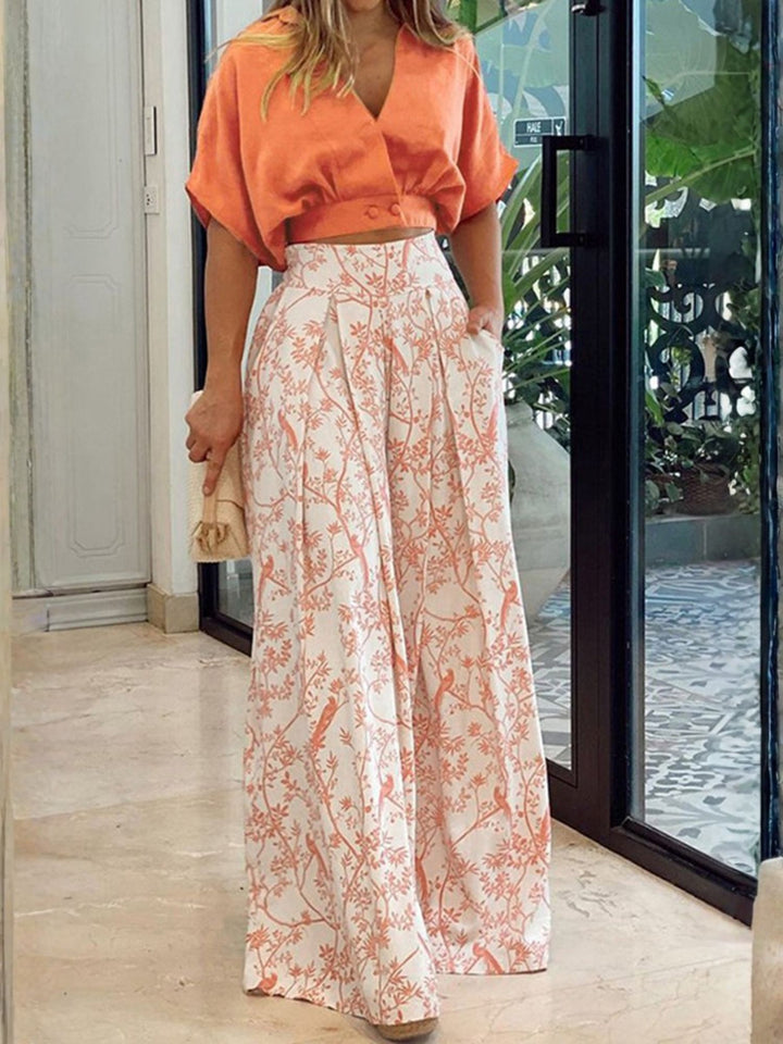 Two Piece Set Women Premium Satin Travel and Evening Wear